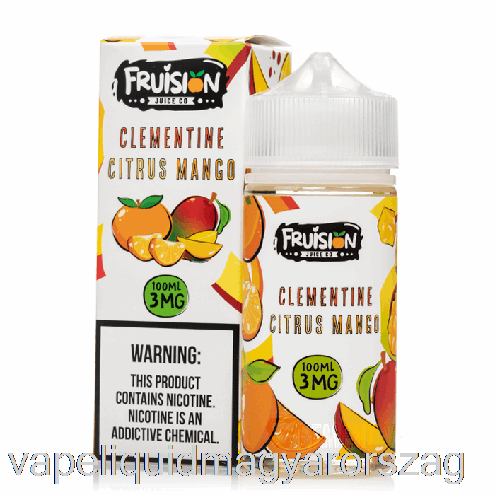 Clementine Citrus Mangó - Fruision Juice Co - 100ml 6mg Vape Pen